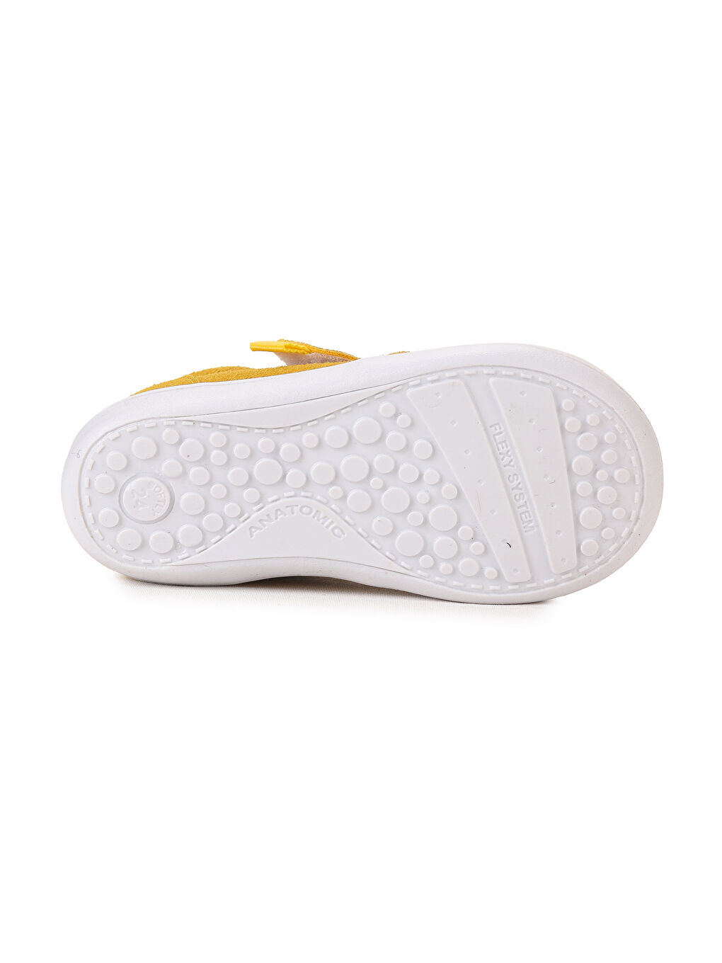 Sarı Winnie İlk Adım Cırtlı Kız Bebek Günlük Bot Ayakkabı-4