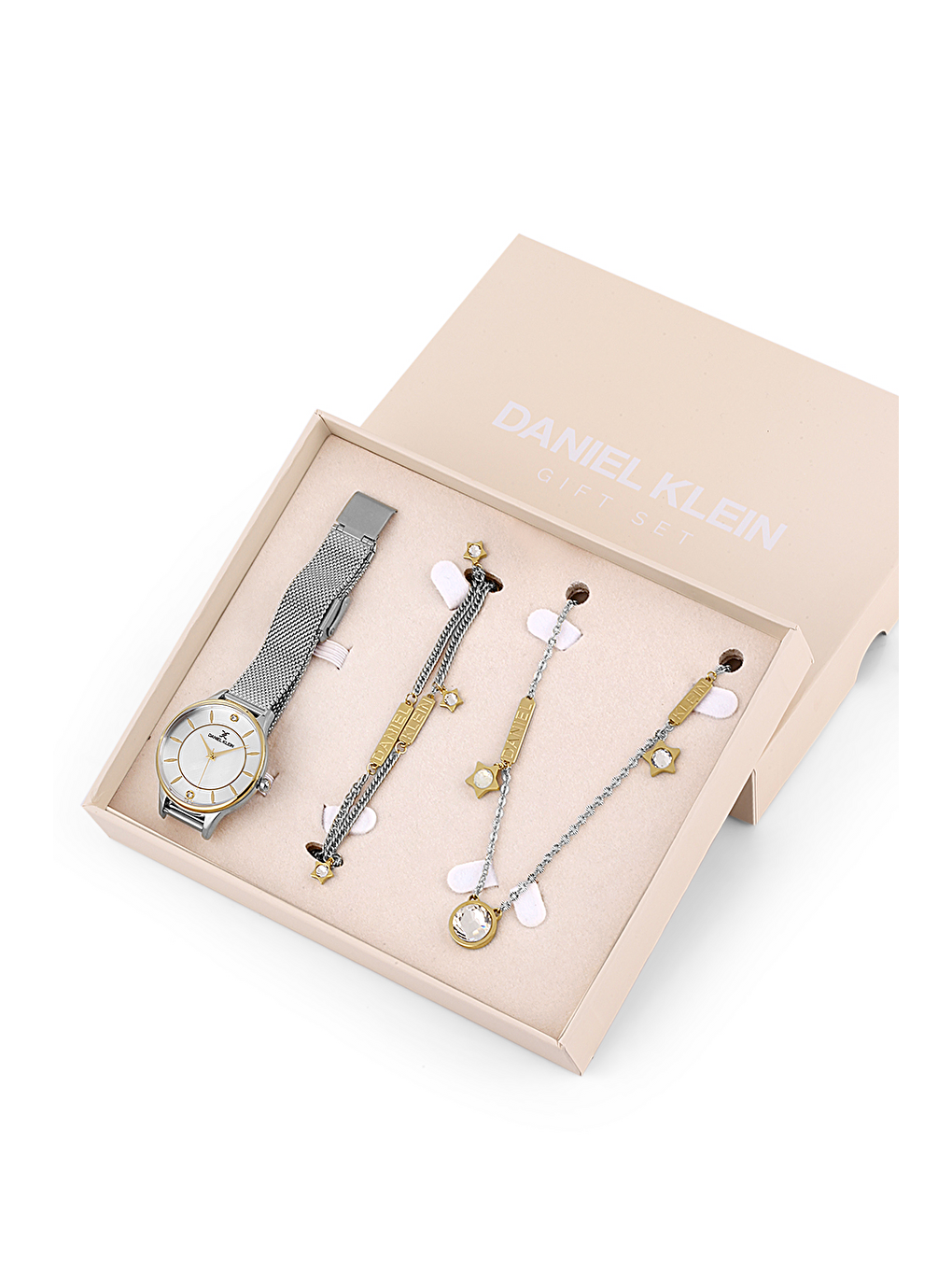 Gri Orijinal 3 Atm Su Geçirmez 2 Yıl Garantili Dke.1.10085.3 Gift Set Kadın Kol Saati-5