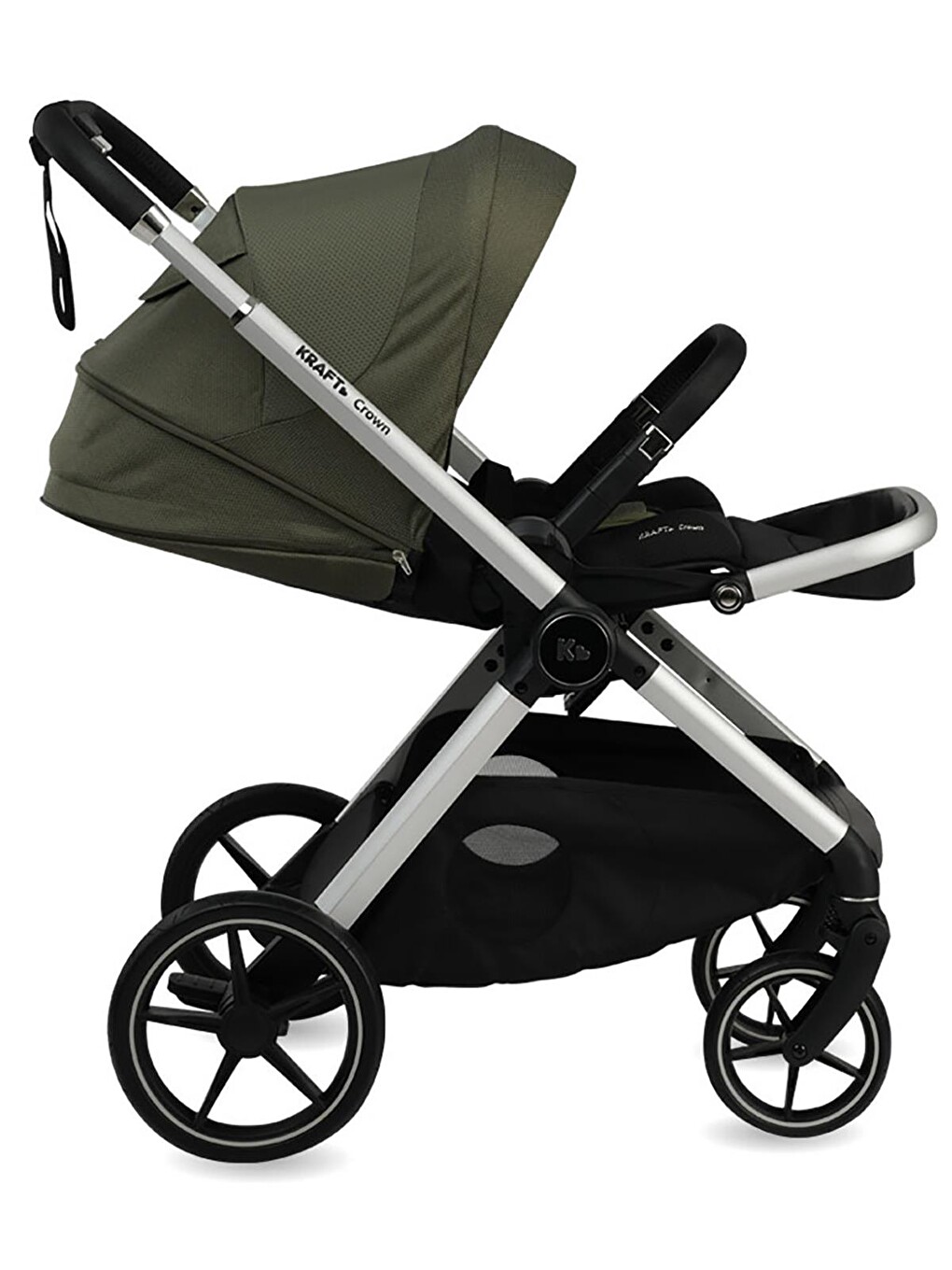 Crown Travel Sistem Bebek Arabası - Gri-6