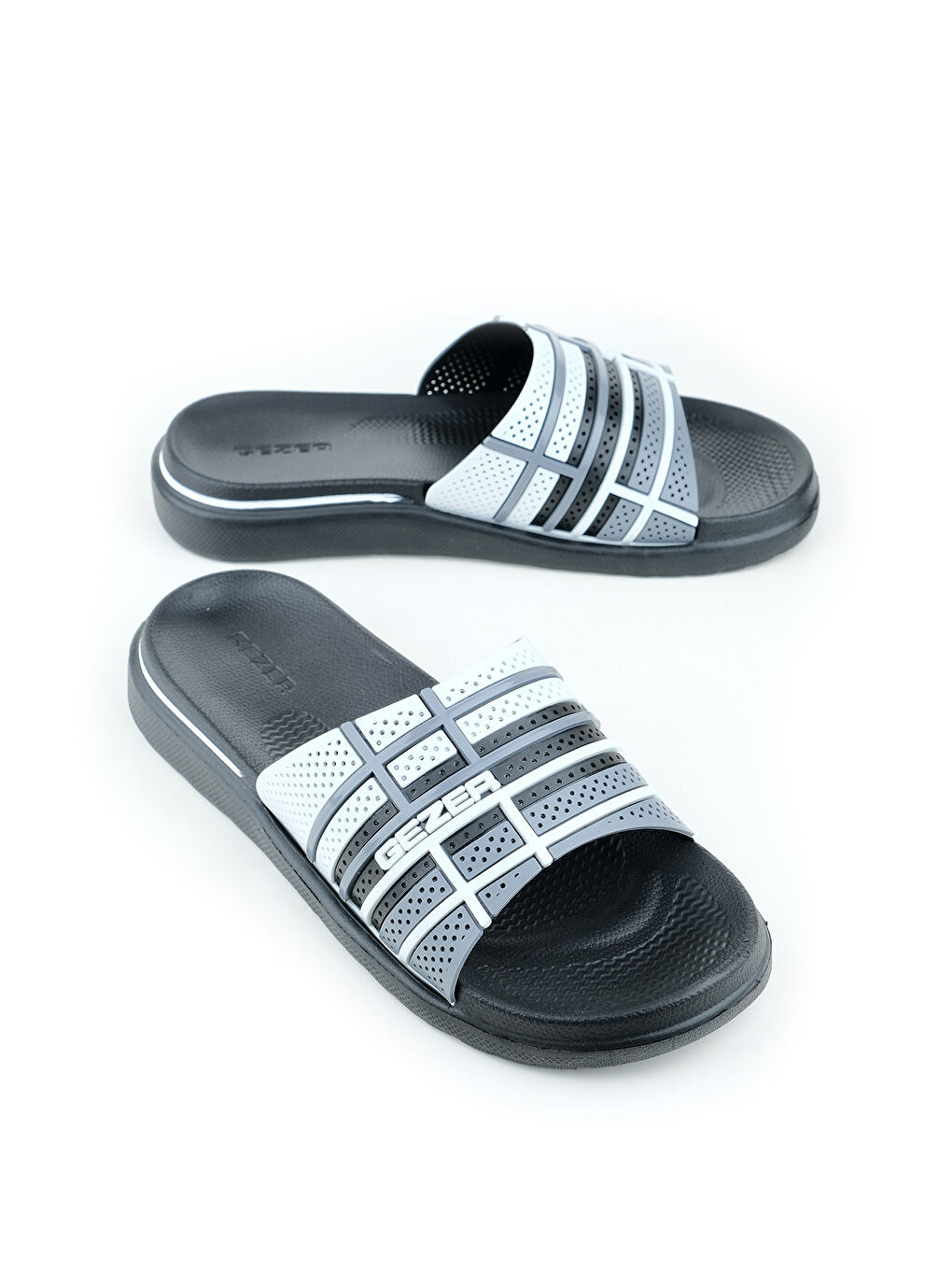 Siyah Erkek Yazlık Eva Islak Zemine Uygun Günlük Ev Bahçe Havuz Banyo Terlik