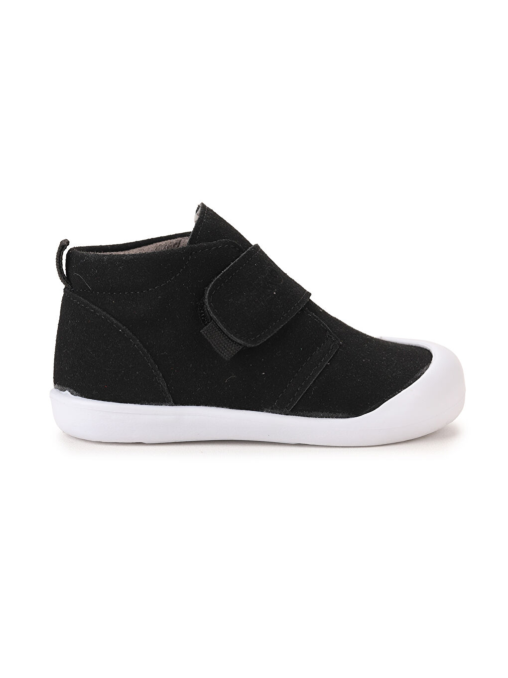 Siyah Winnie İlk Adım Cırtlı Kız Bebek Günlük Bot Ayakkabı-3