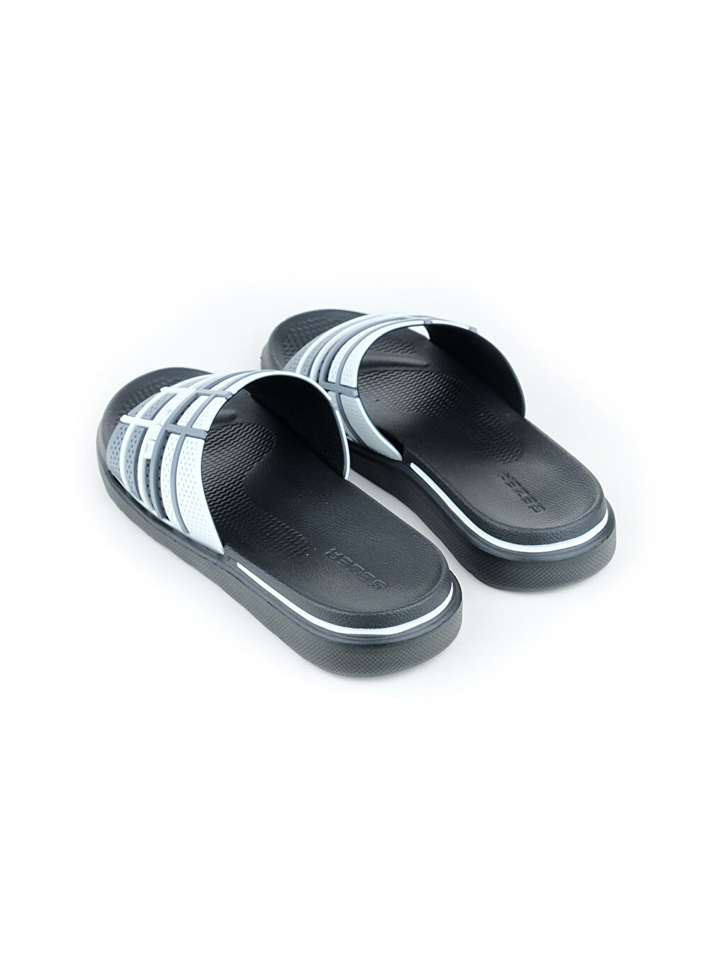 Siyah Erkek Yazlık Eva Islak Zemine Uygun Günlük Ev Bahçe Havuz Banyo Terlik-3