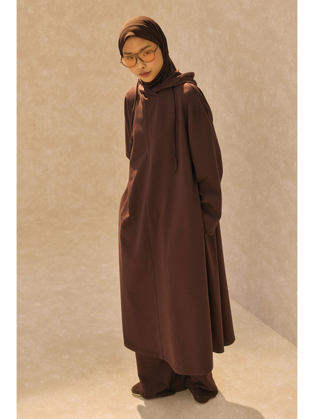 Kahverengi Basic Sporcu Bonesi Bitter-2