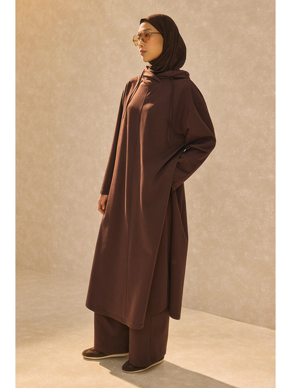 Kahverengi Basic Sporcu Bonesi Bitter-3