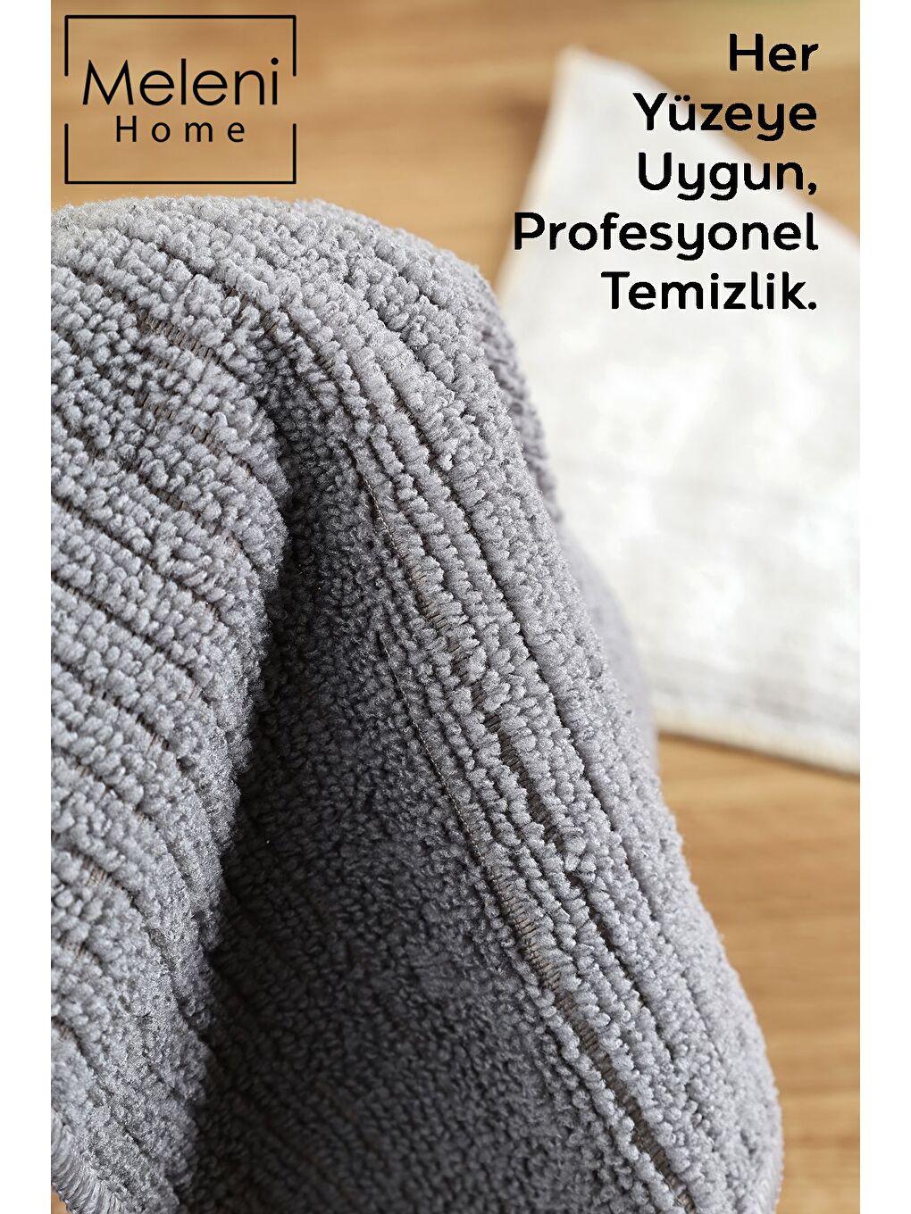 6'lı Mikrofiber Temizlik Bezi Mutfak Banyo Cam Tezgah Araba Temizlik Bezi 30x30 cm Karışık Renkli-4