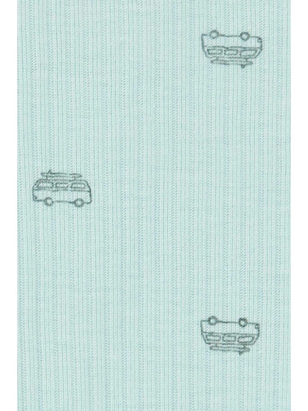 Mavi Erkek Bebek Alt Üst Set 3Lü Set-1