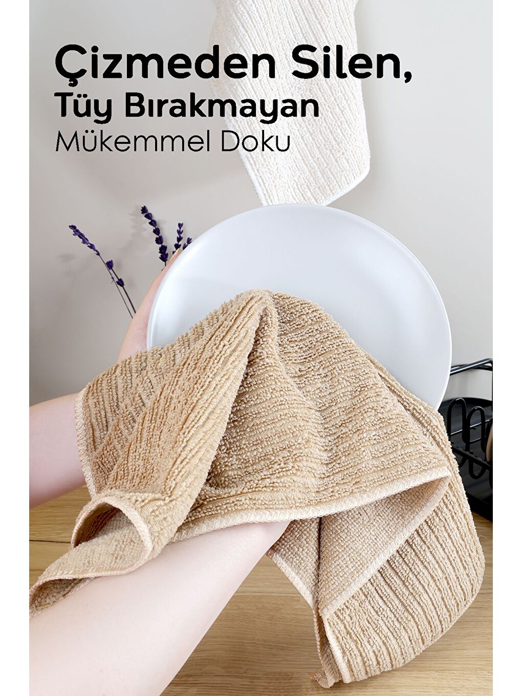 4'lü Mikrofiber Temizlik Bezi Araba Cam Mutfak Banyo Tezgah Temizlik Bezi 30x50 cm Karışık Renkli-2