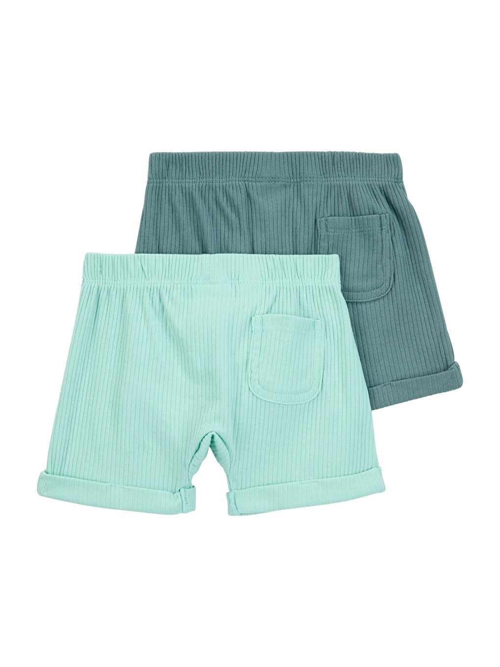 Mavi Layette Erkek Bebek 2'li Şort Set