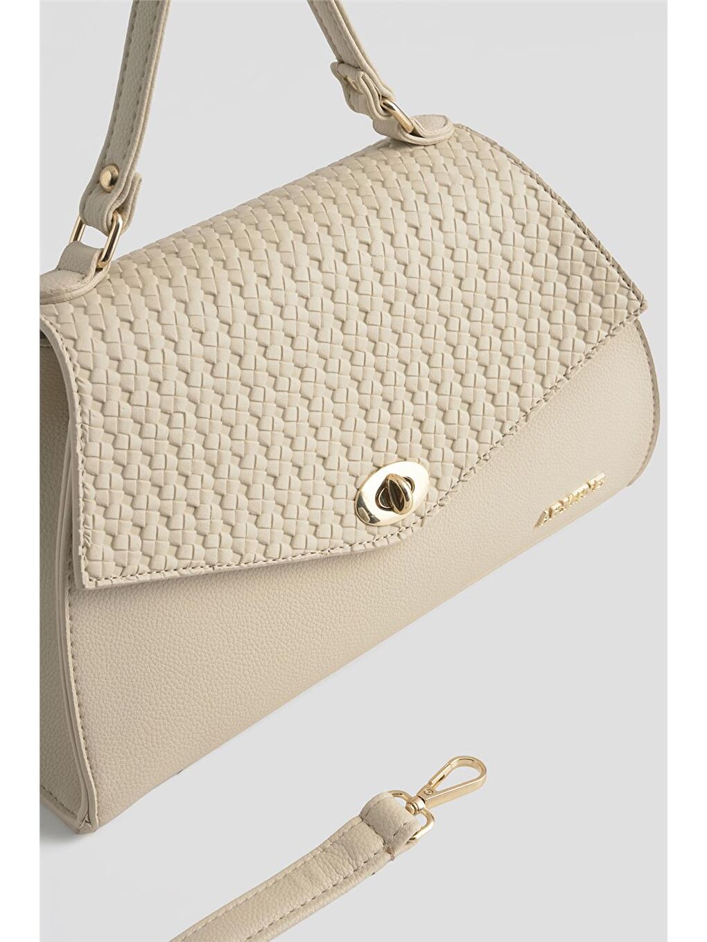 Ekru Çanta Örgü 25Yd7409 Krem-2