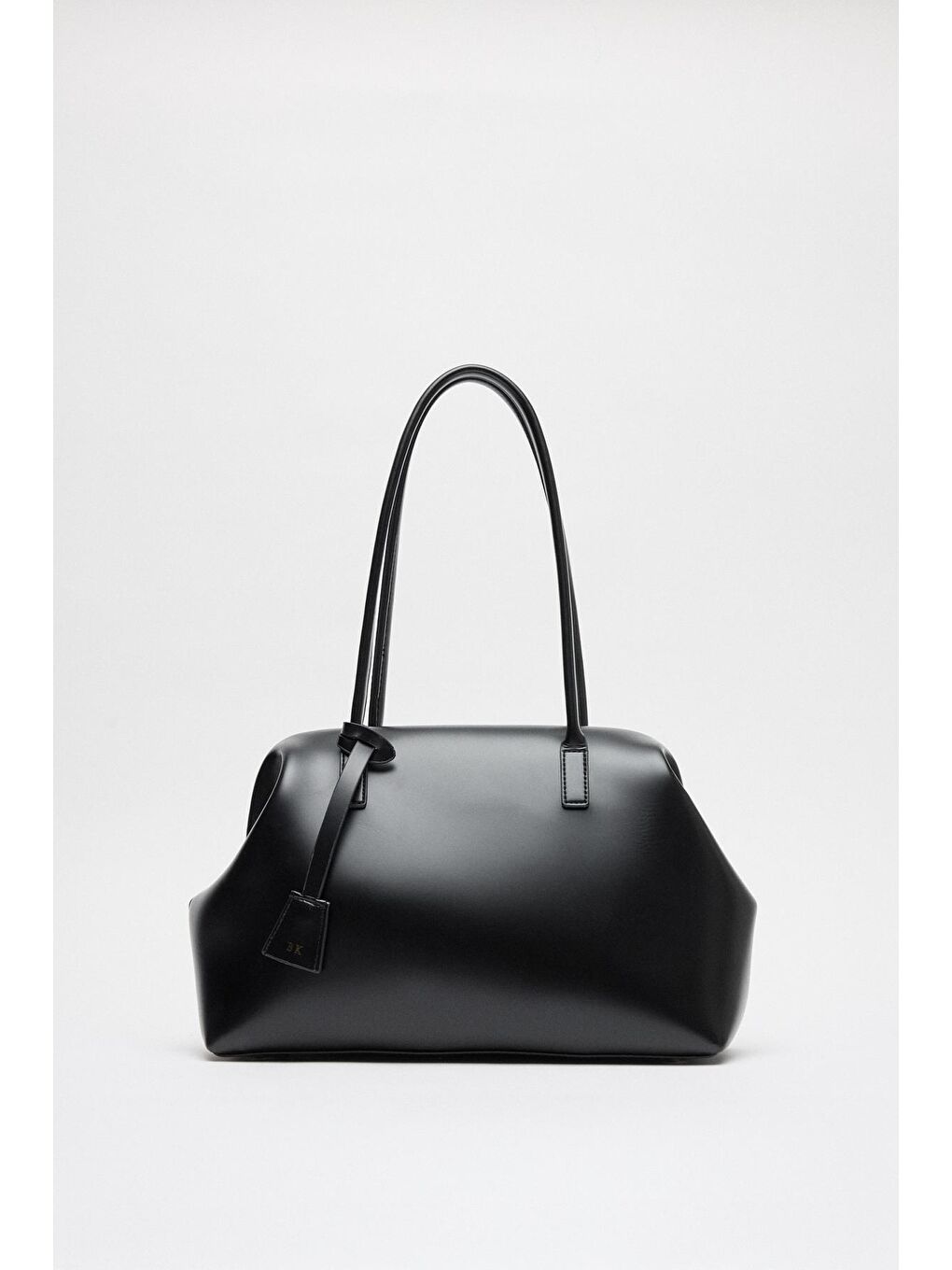 Nova Klipsli Deri Çanta Siyah