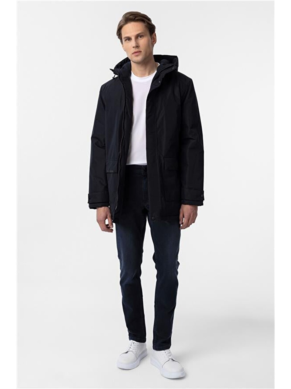 Lacivert Slim Dolum Mont-6