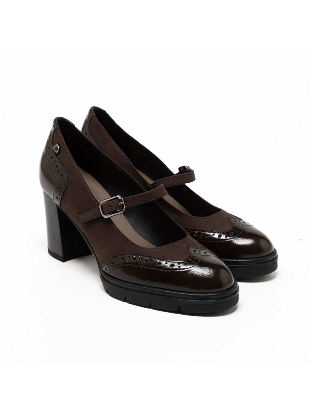 Kahverengi Kadın Topuklu / Stiletto 485787DM 5787DM CAMOSCIO TDM/NAP PEL TD-2