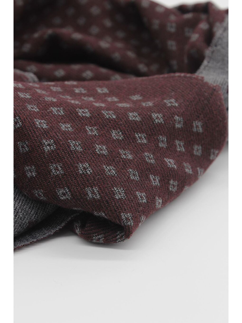 Bordo Desenli Kaşkol 1067245104_900-1