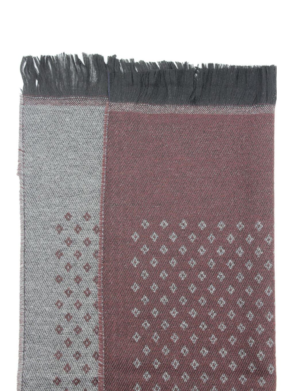 Bordo Desenli Kaşkol 1067245104_900-3