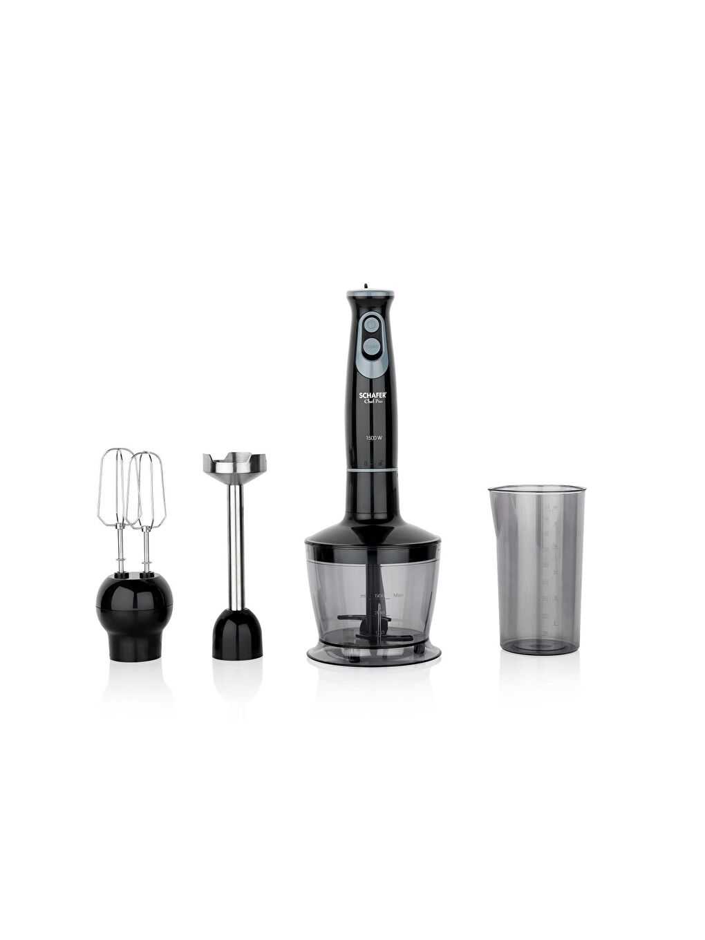 SCHAFER Siyah Chef Pro El Blender Seti-Siyah