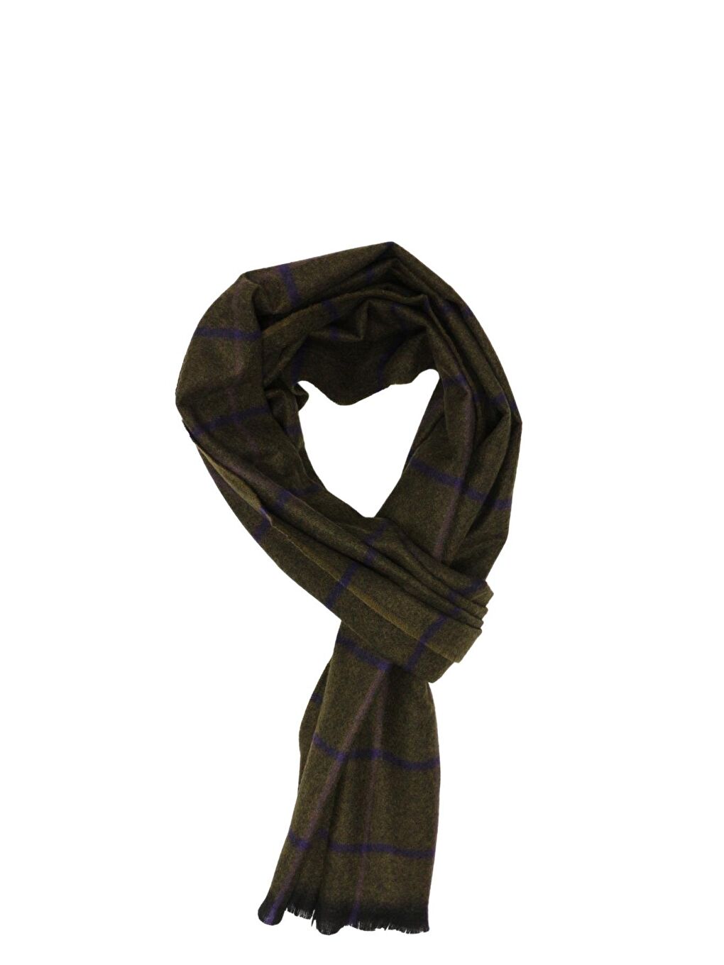 Koyu Haki Desenli Kaşkol 1067225118