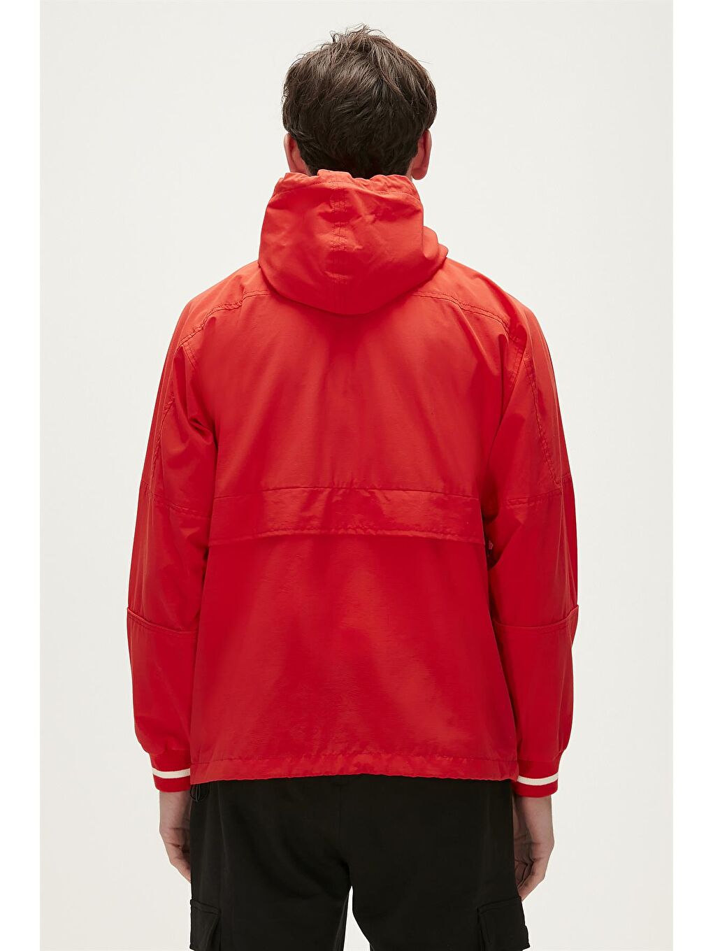 Bad Bear Kırmızı Hurricane Windbreaker Crimson Red Kırmızı Kanguru Cep Erkek Rüzgarlık - 2