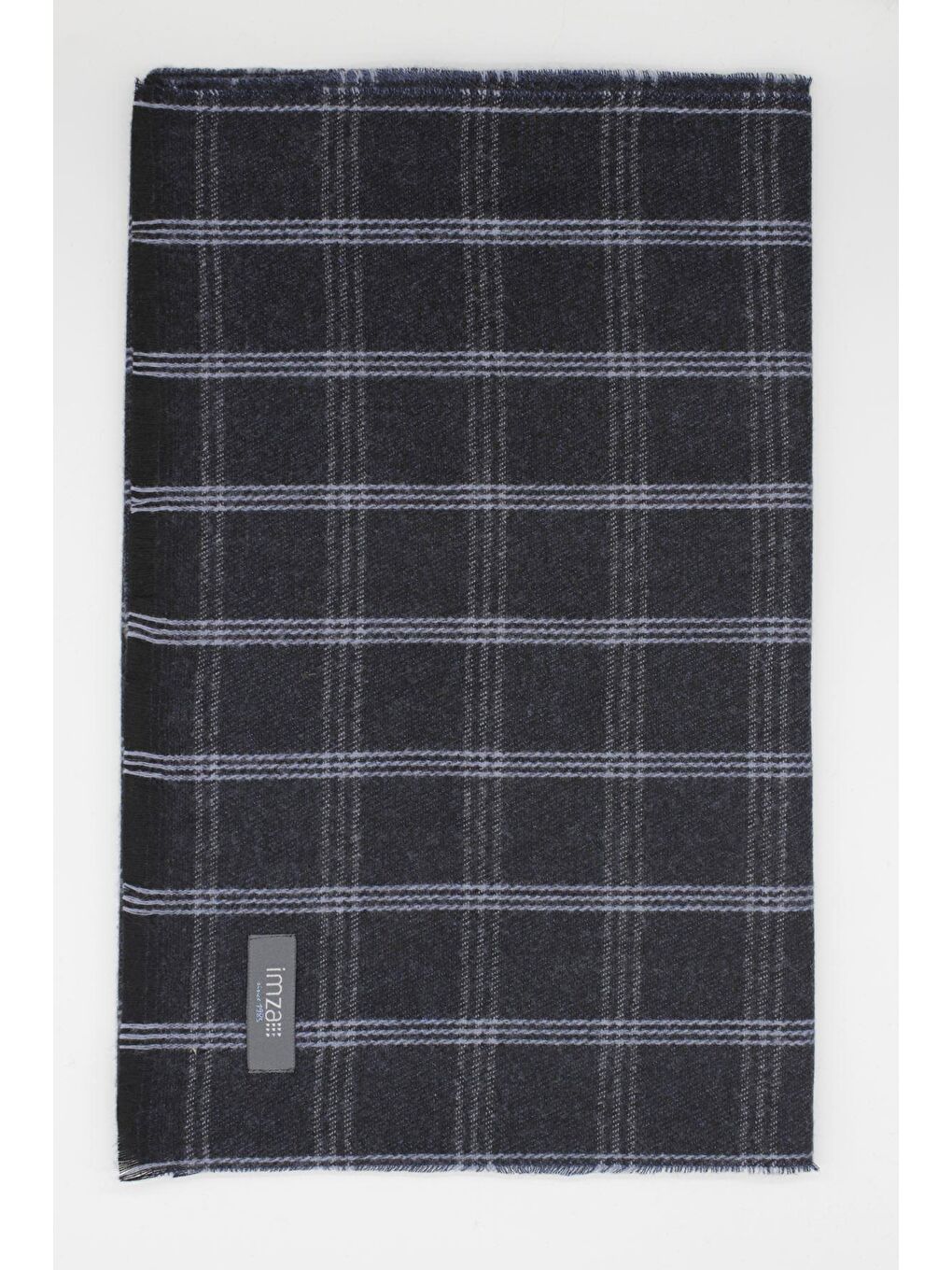 Lacivert Desenli Kaşkol 1067245107_201-1