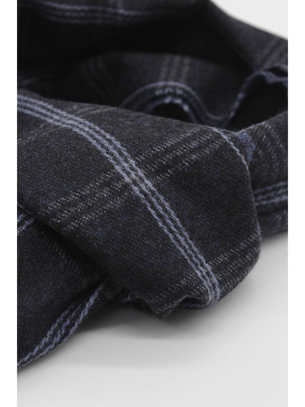 Lacivert Desenli Kaşkol 1067245107_201-2