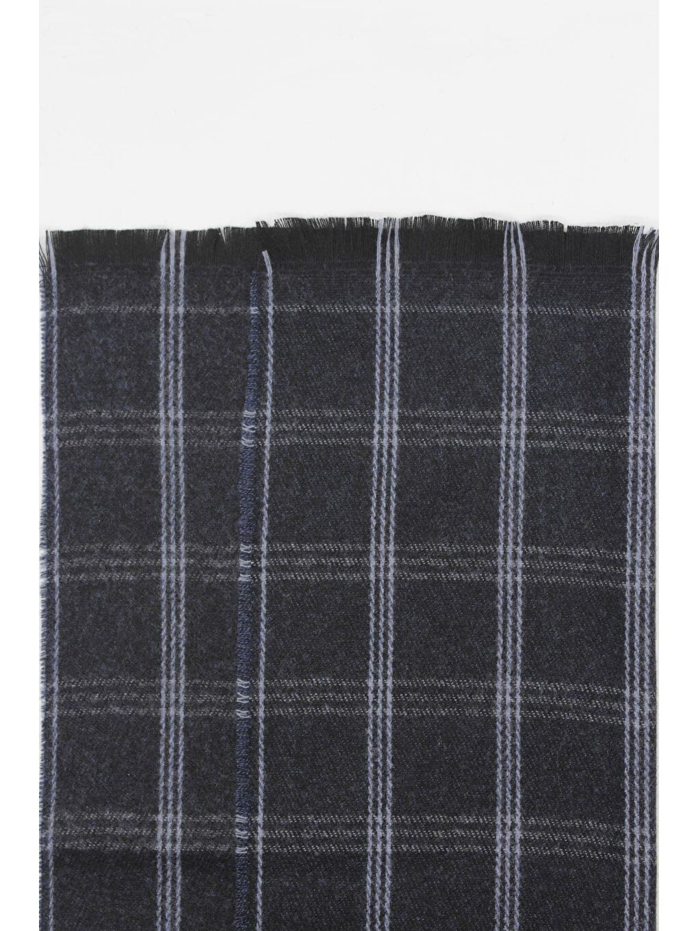 Lacivert Desenli Kaşkol 1067245107_201-3