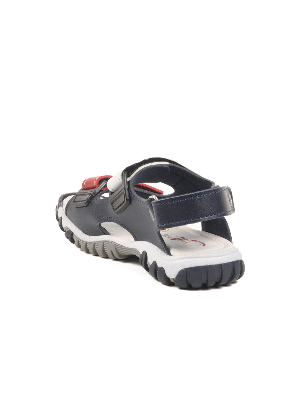 Lacivert Kırmızı Cırtlı Erkek Çocuk Spor Sandalet 173110 P-3