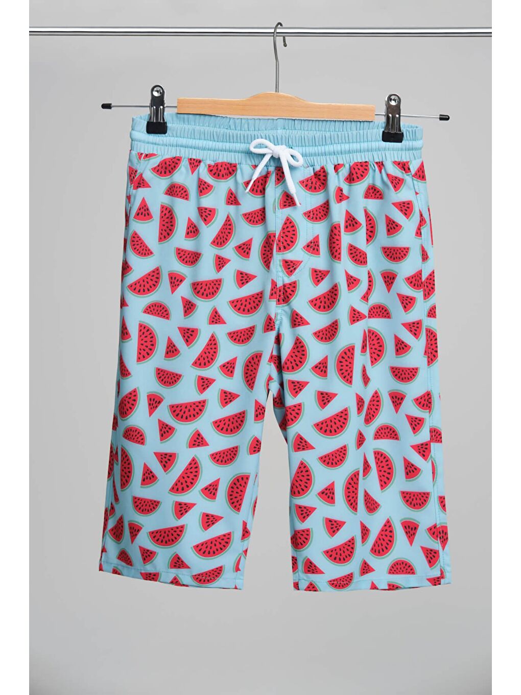 Karpuz Desenli Kırmızı Erkek Çocuk Havuz Ve Deniz Şortu 2993