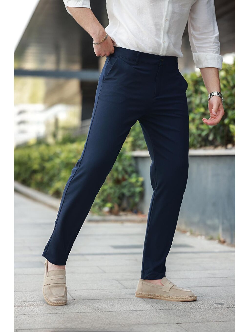 Lacivert Basic Erkek Pantolon E6576-2