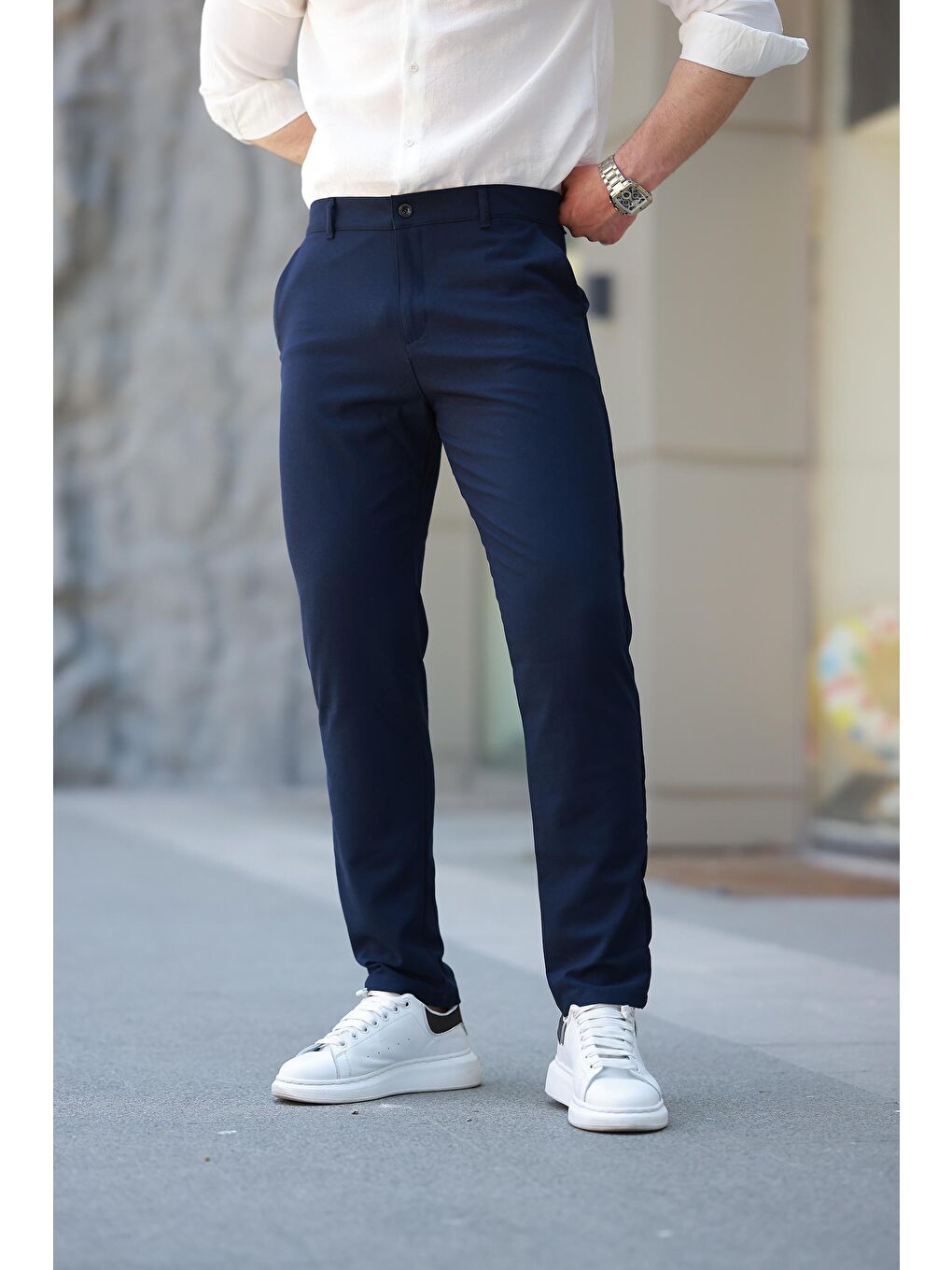 Lacivert Basic Erkek Pantolon E6576-6