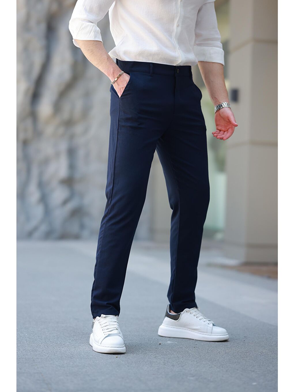 Lacivert Basic Erkek Pantolon E6576-7