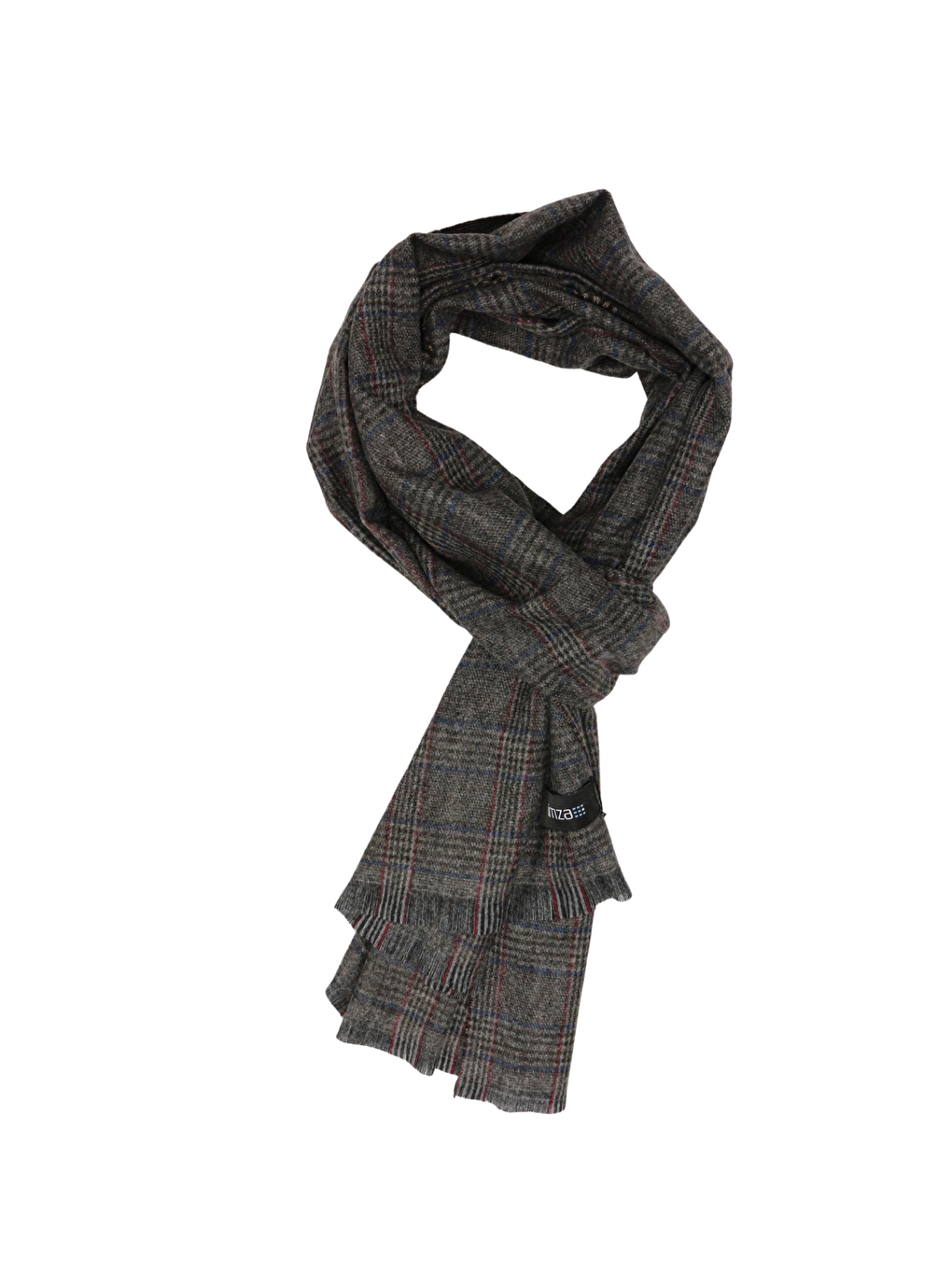 Koyu Kahverengi Desenli Kaşkol 1067225111