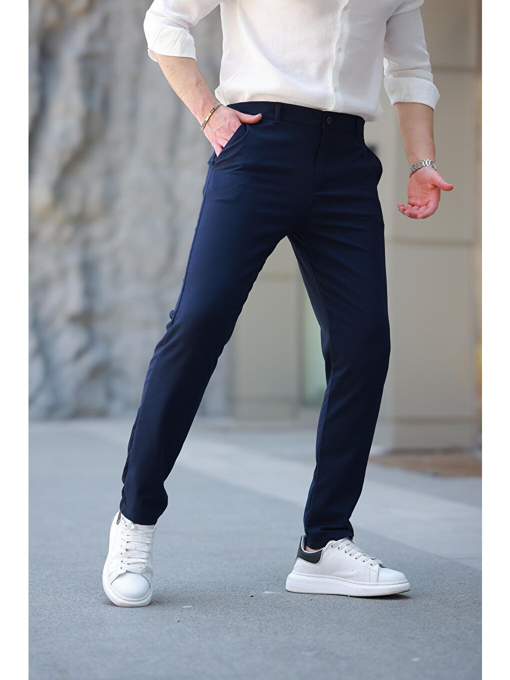 Lacivert Basic Erkek Pantolon E6576-8