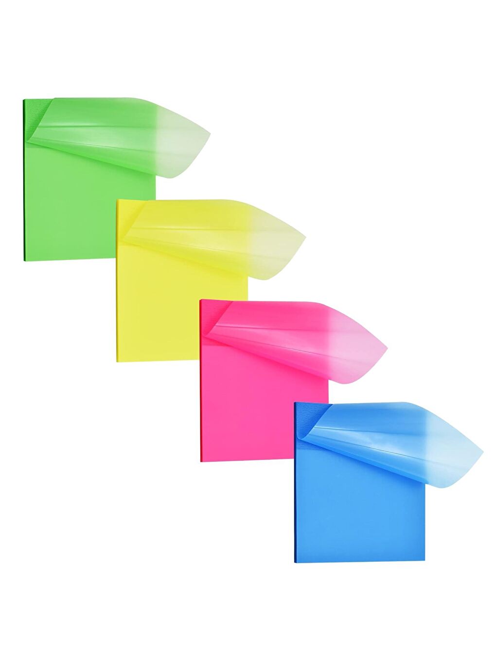 Şeffaf Post-it Yapışkanlı Not Kağıdı 76X76 mm 40 Yp