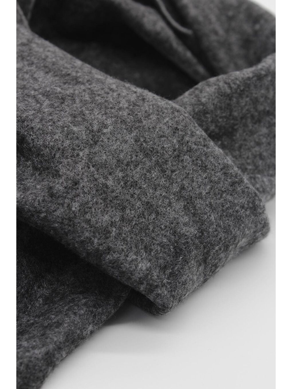 Koyu Antrasit Düz Kaşkol 1067245108_070-1