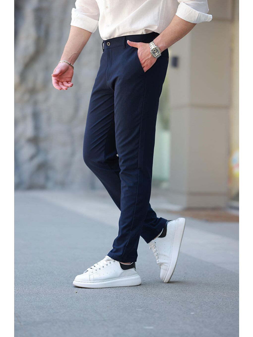 Lacivert Basic Erkek Pantolon E6576-9