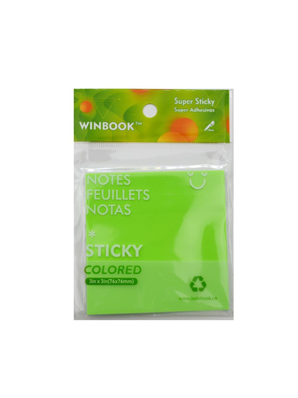 Şeffaf Post-it Yapışkanlı Not Kağıdı 76X76 mm 40 Yp-1