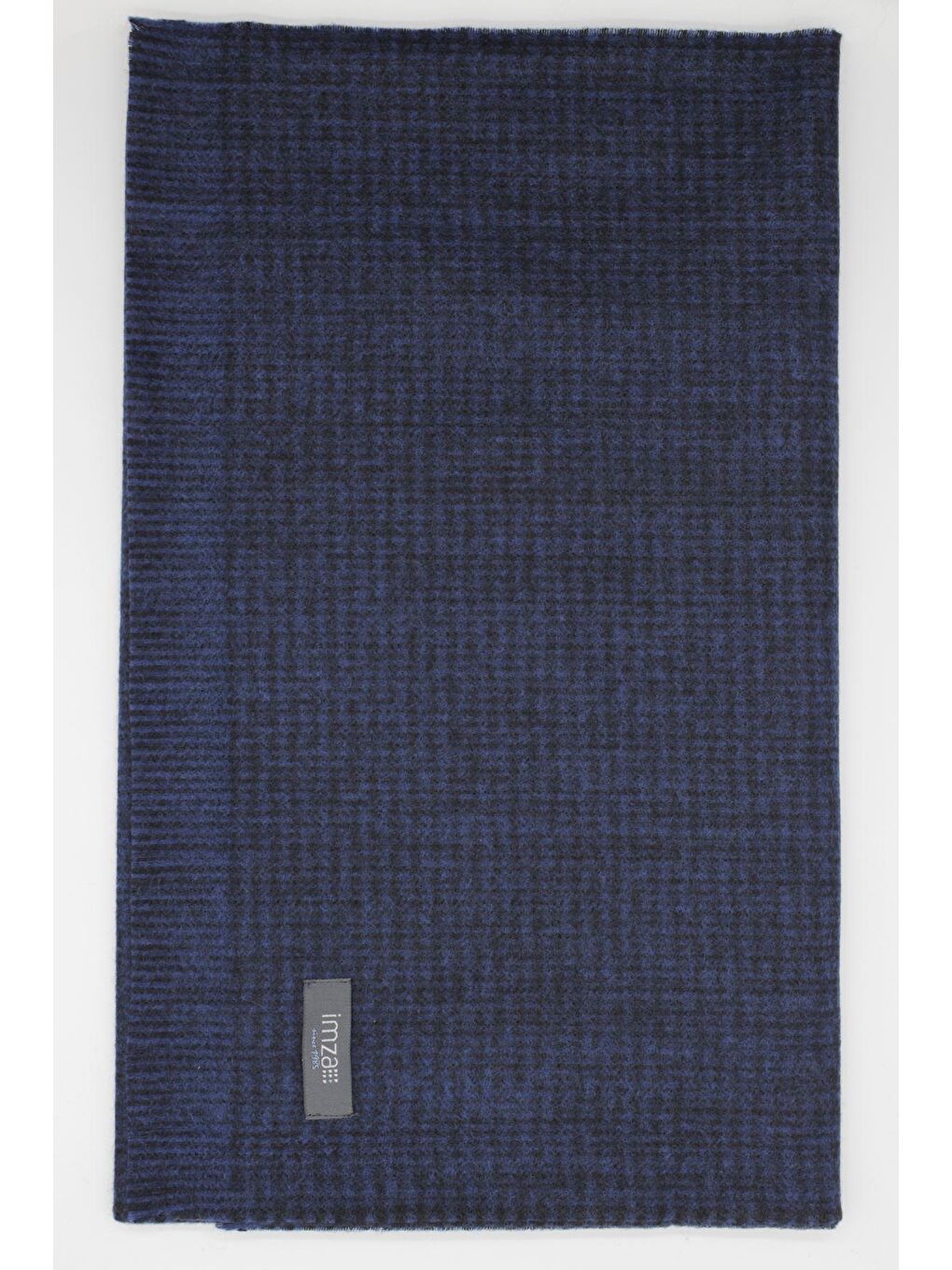 Koyu Lacivert Desenli Kaşkol 1067245107_200-2