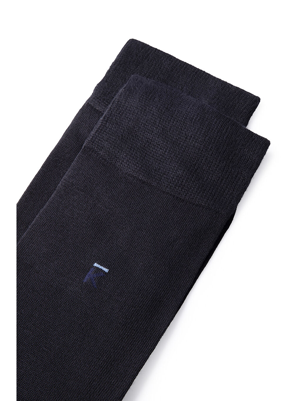 Lacivert 3'lü Bambu Karışımlı Düz Çorap Hediye Kutulu Set-3