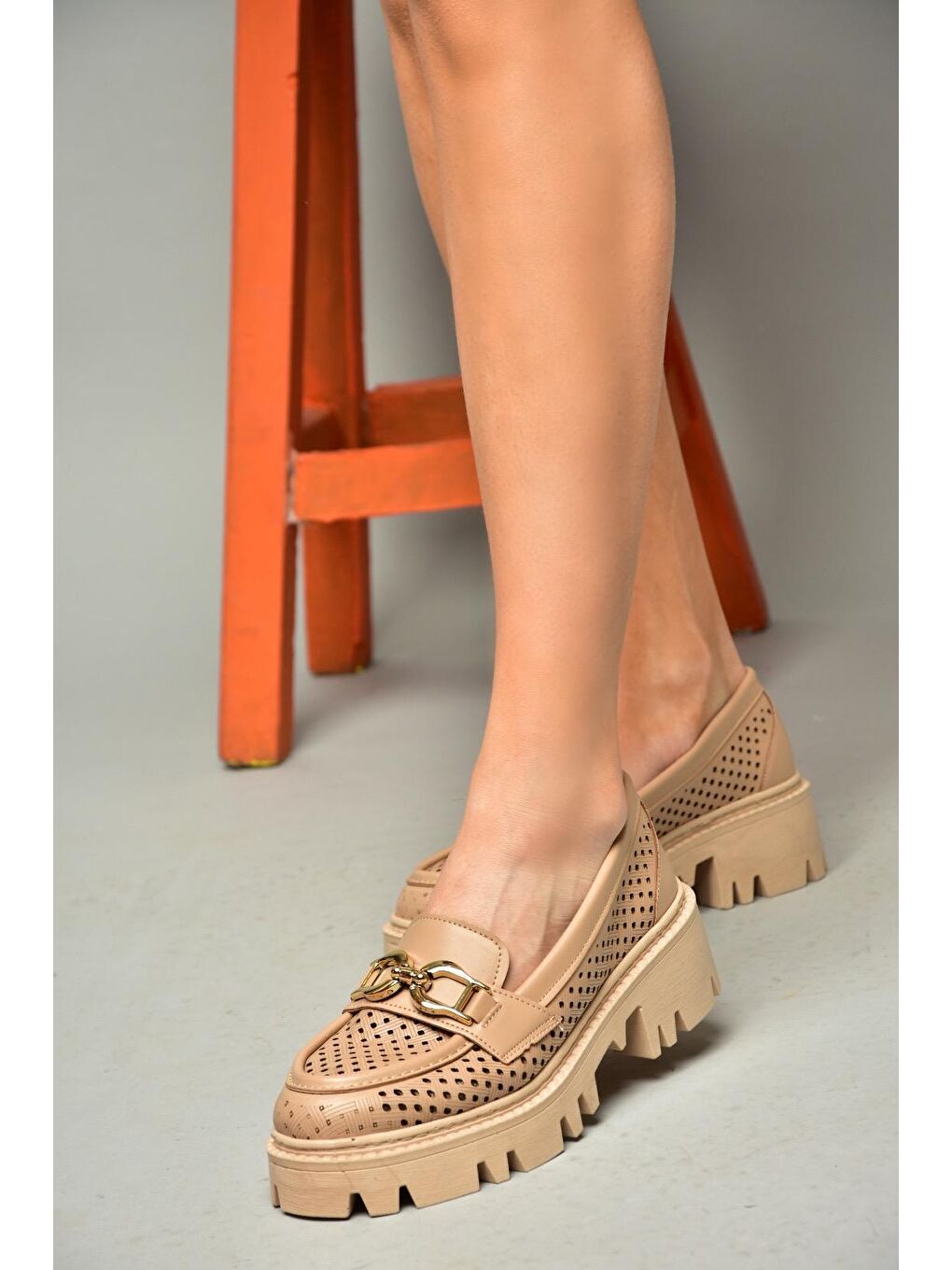 Bej S2502426 Ten Kadın Ayakkabı-3