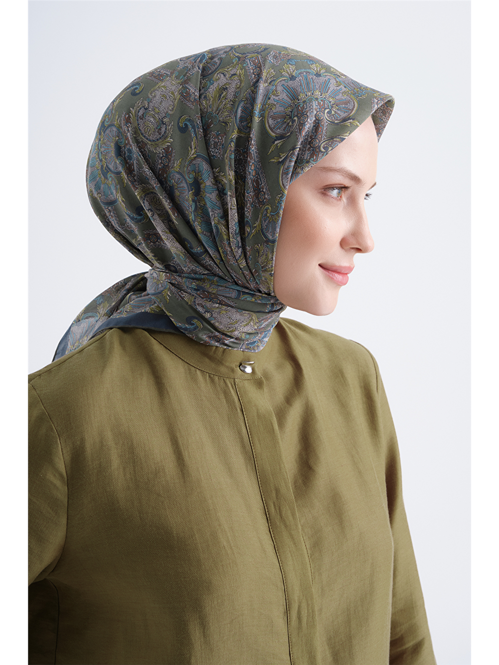 Yeşil Yaz Esintisi Eşarp 4173 14
