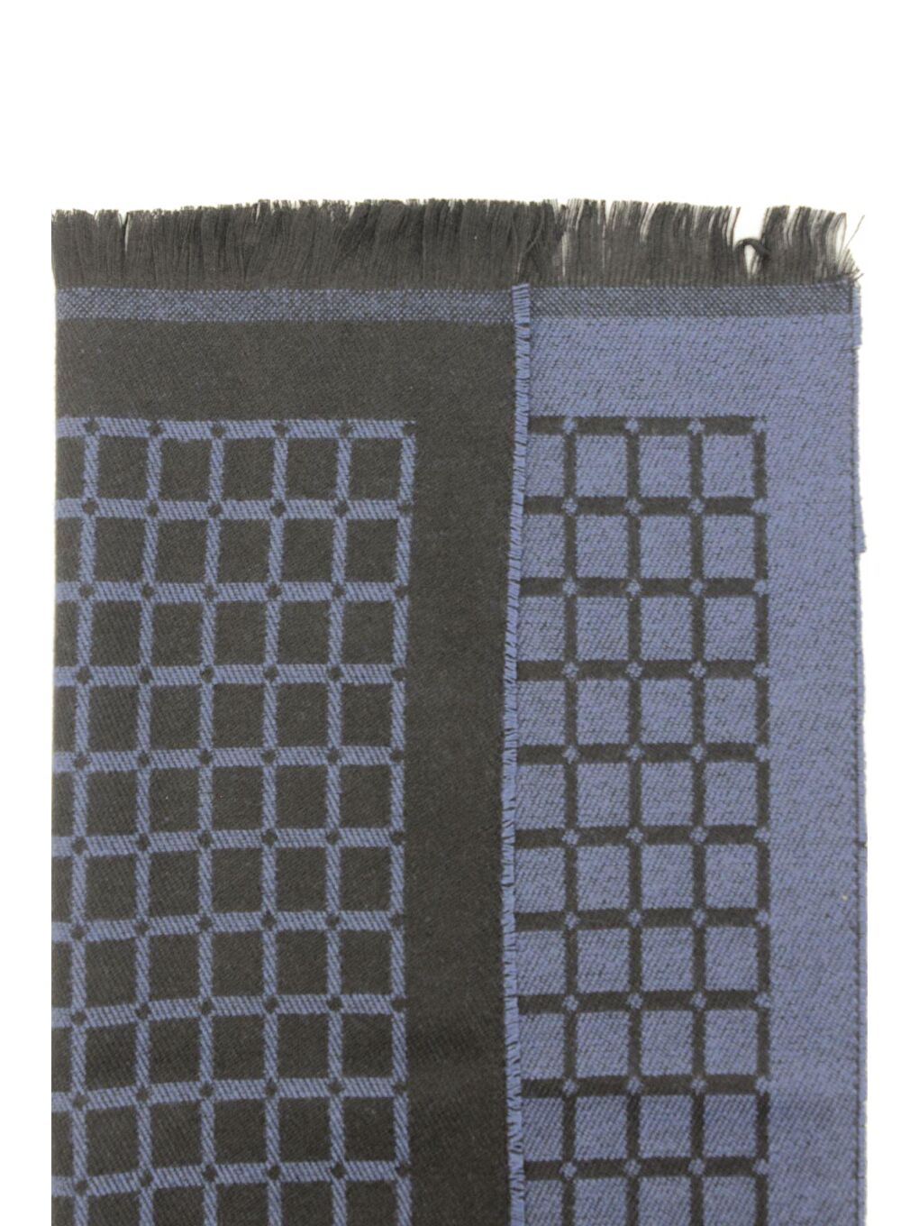 Koyu Lacivert Desenli Kaşkol 1067245103-3