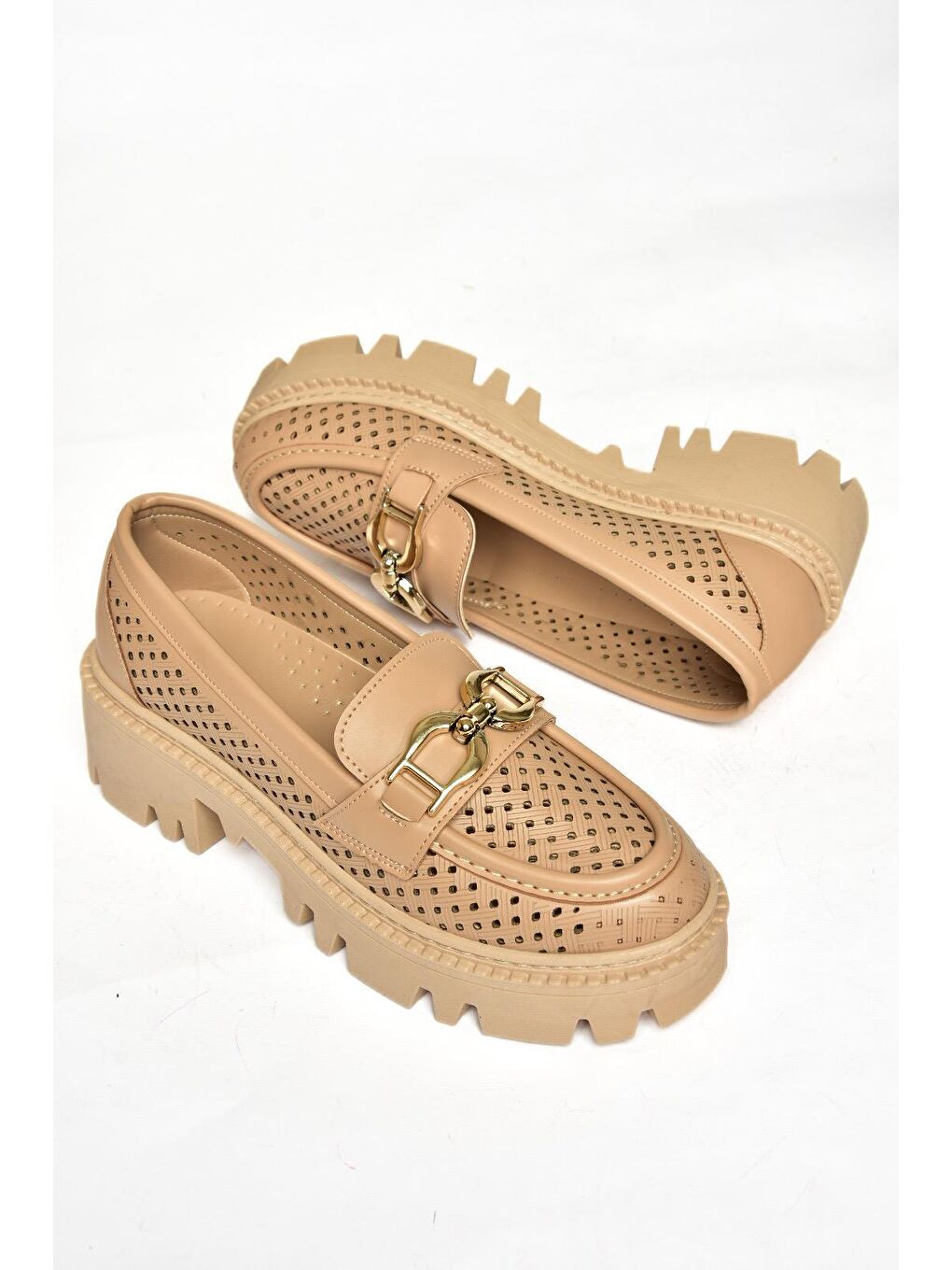 Bej S2502426 Ten Kadın Ayakkabı-2