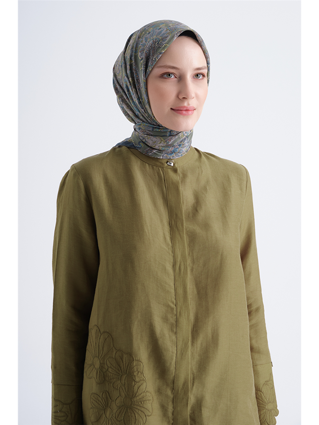 Yeşil Yaz Esintisi Eşarp 4173 14-1