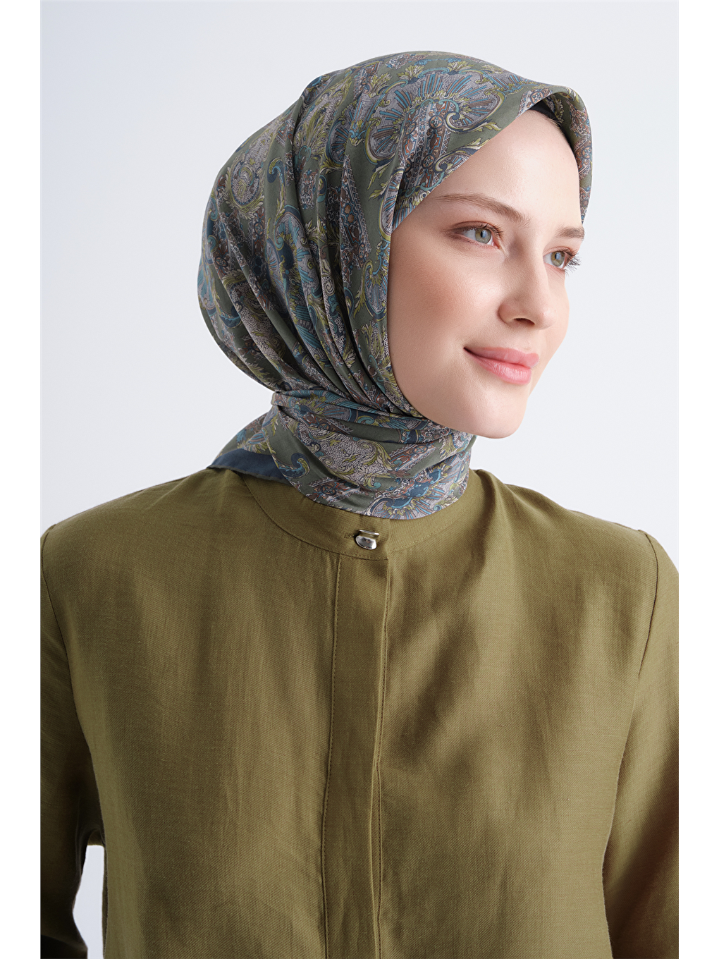 Yeşil Yaz Esintisi Eşarp 4173 14-2