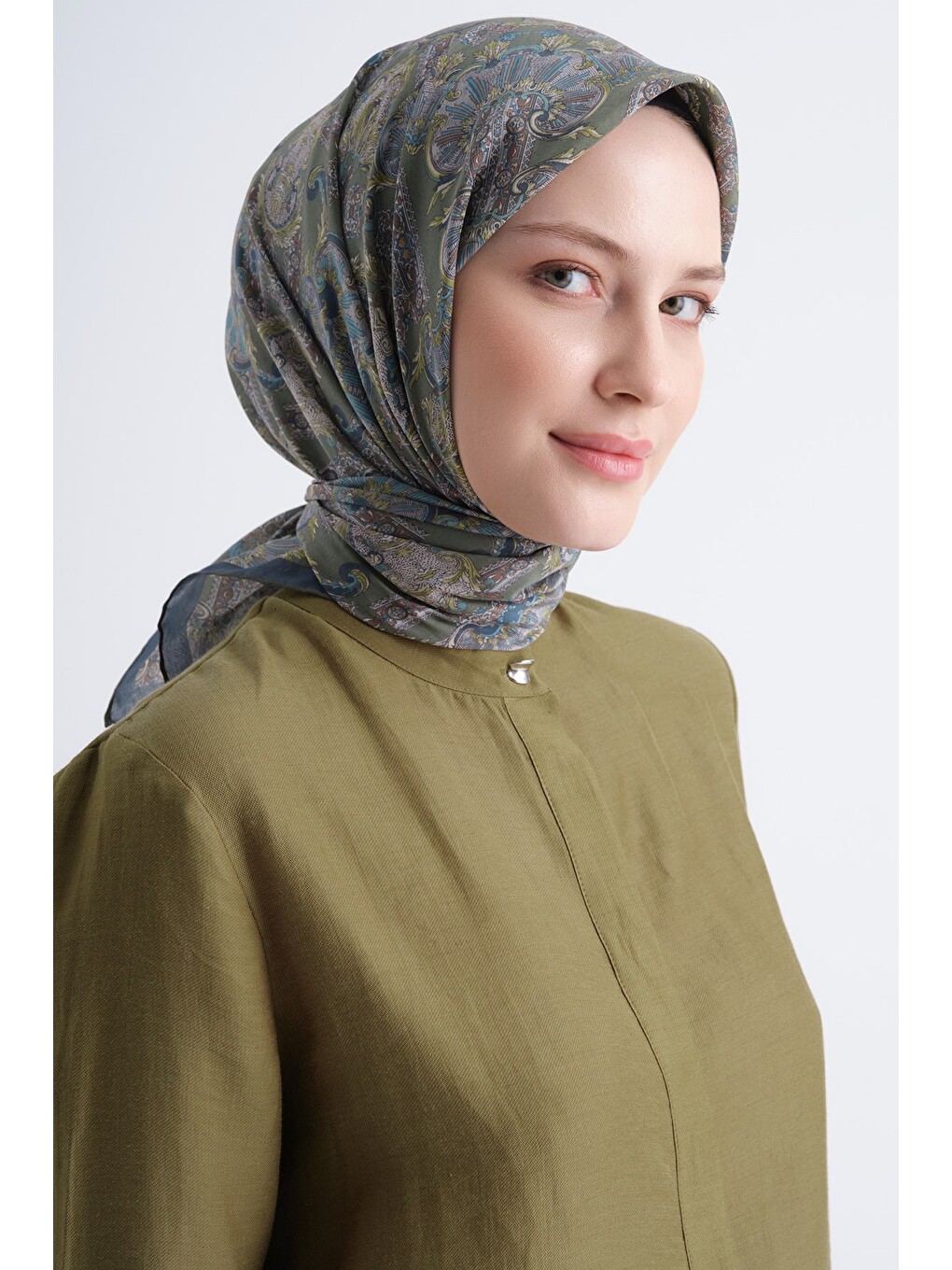 Yeşil Yaz Esintisi Eşarp 4173 14-3