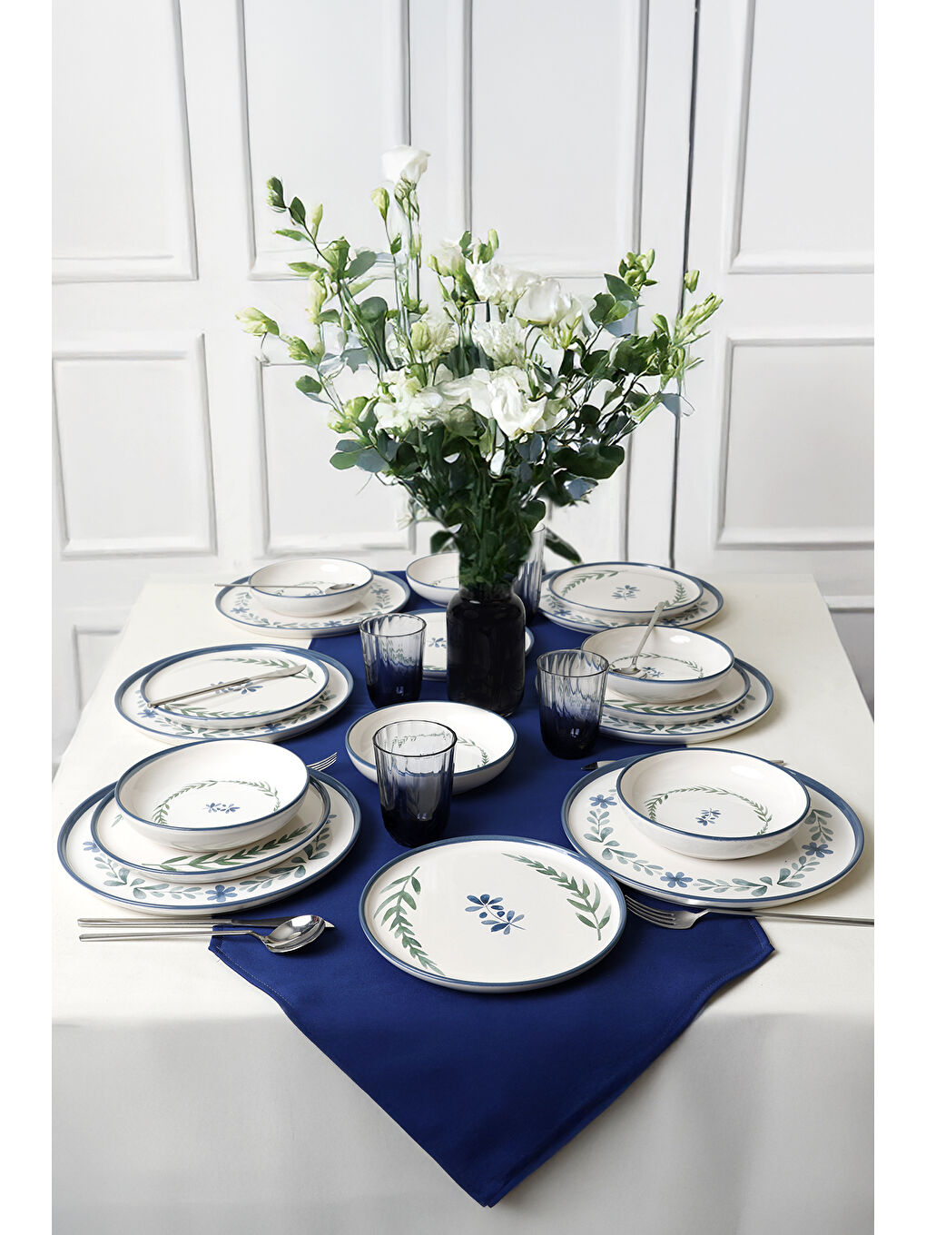 Karışık Daphne Yemek Takımı 18 Parça 6 kişilik-2