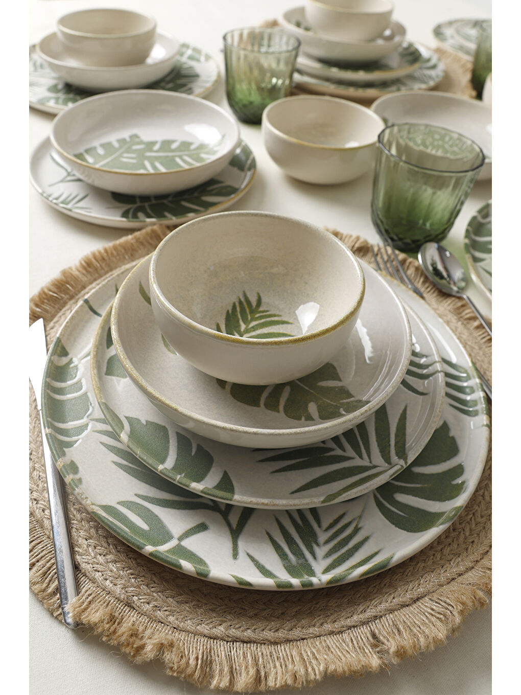 Karışık Forest Yemek Takımı 24 Parça 6 Kişilik-1