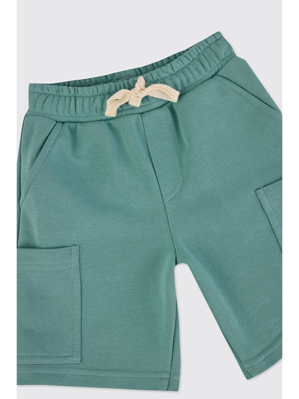 Erkek Bebek Örme Yeşil Şort-2