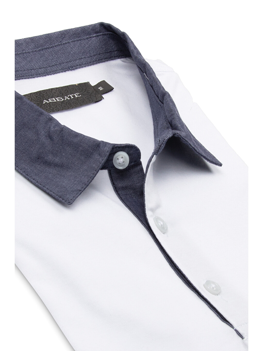 Bivo Merserize Pamuklu Modern Fit Beyaz Polo Yaka Erkek Düz Polo Shirt-1