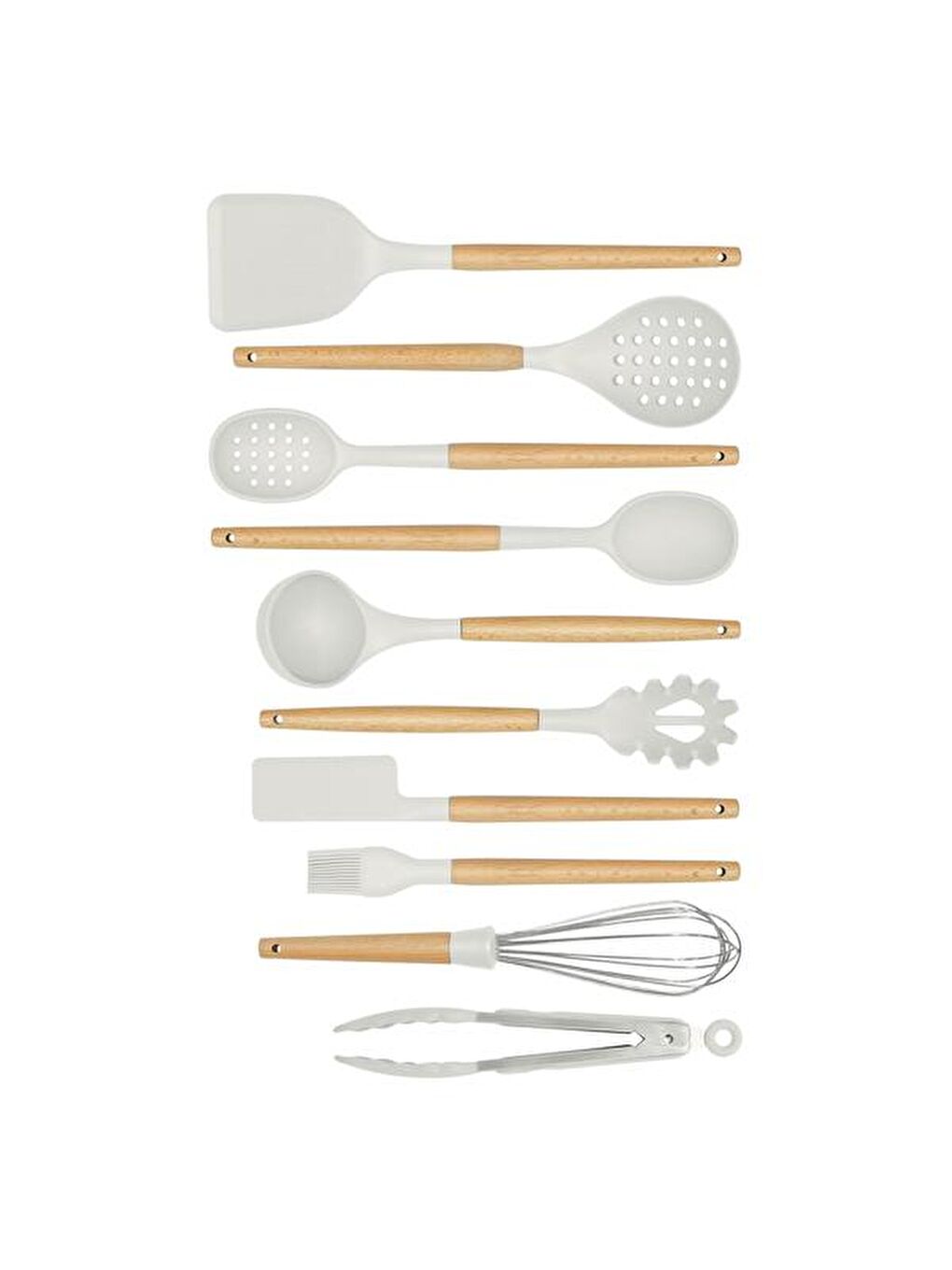 Matis Stantlı 11 Parça Servis Seti - Beyaz-2