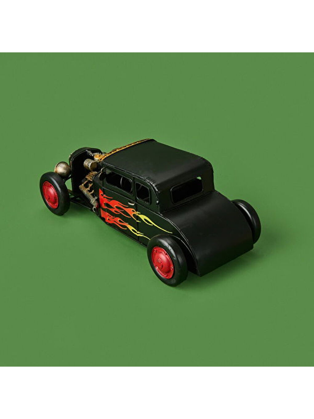 Dekoratif Metal Araba - Siyah - 31x14 cm-2